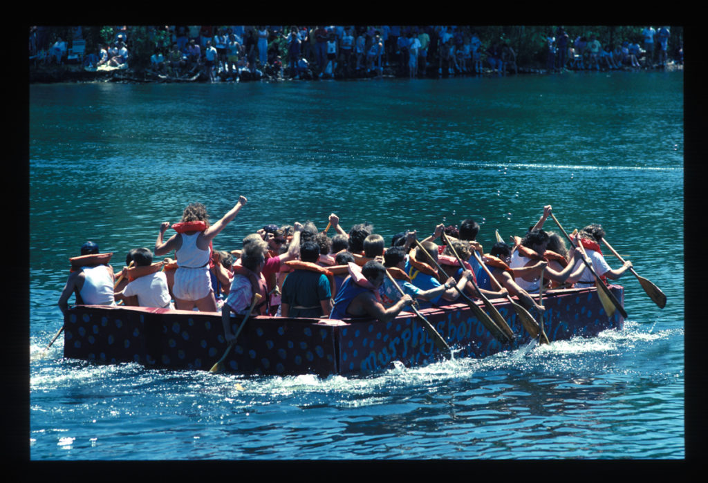 All Aboard for a Crazy Cardboard Boat Race