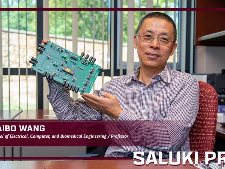 Saluki Pride: Haibo Wang teaches, researches integrated circuits, sensor data