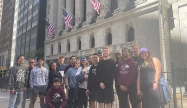 ssif in front of the dow jones building in nyc