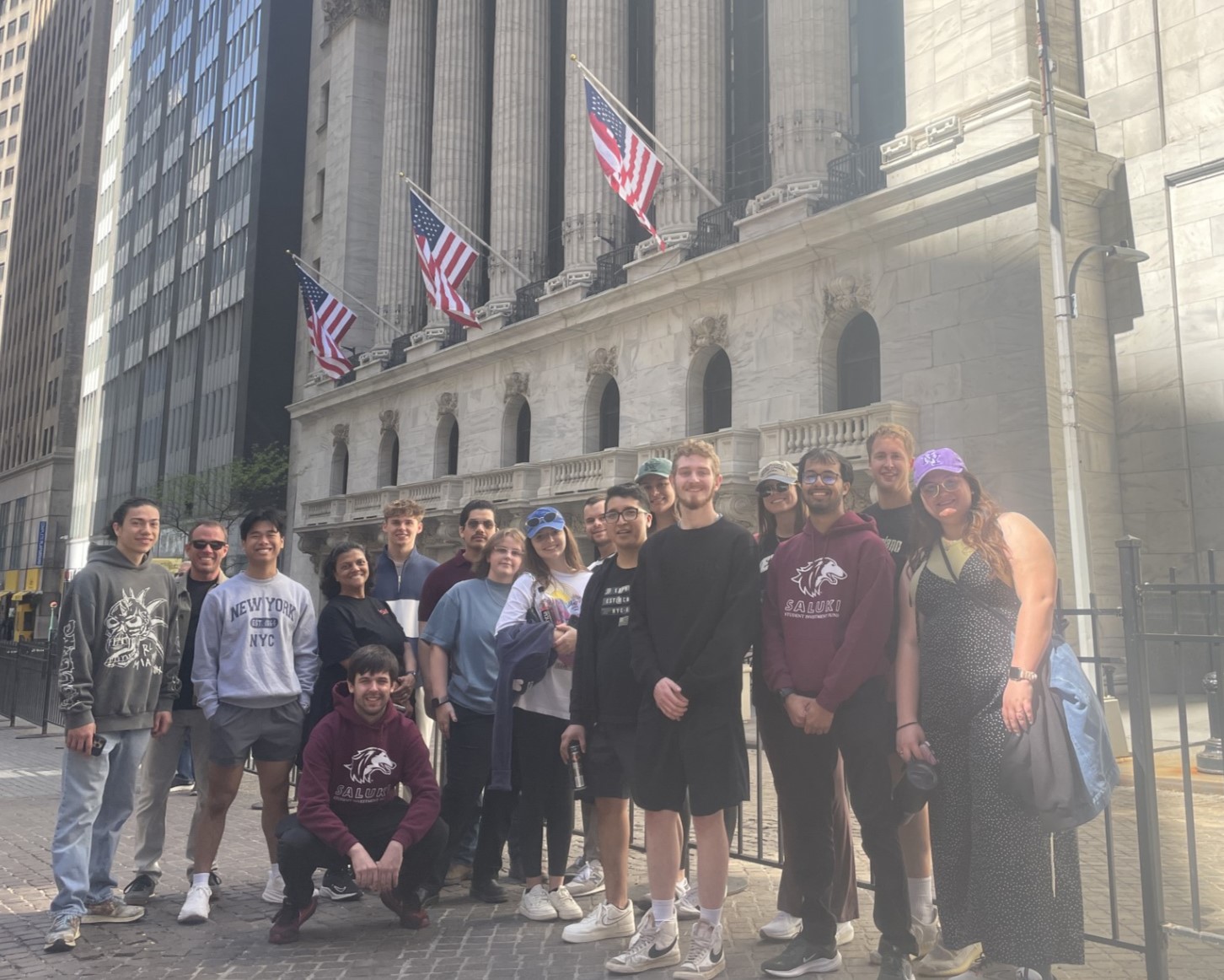 SSIF in front of the Dow Jones building.