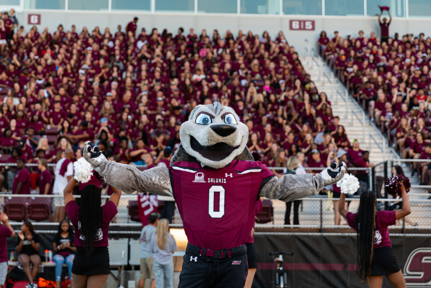 Saluki Kickoff Pep Rally at the Saluki Stadium.