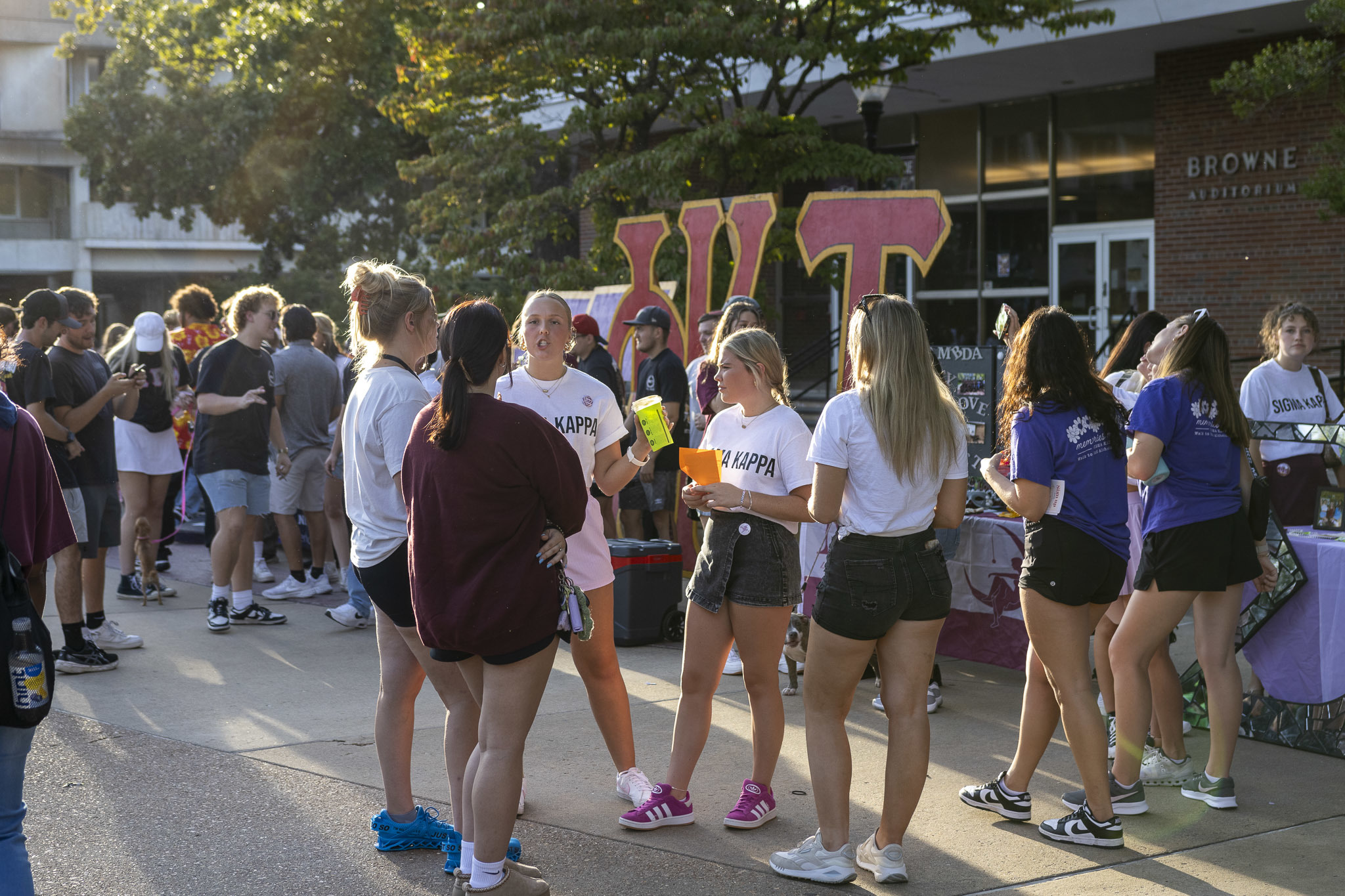 2024 Involvement Fair at Faner Breezeway