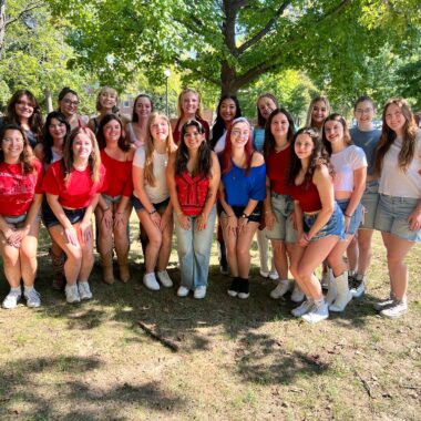 greek sing during family weekend