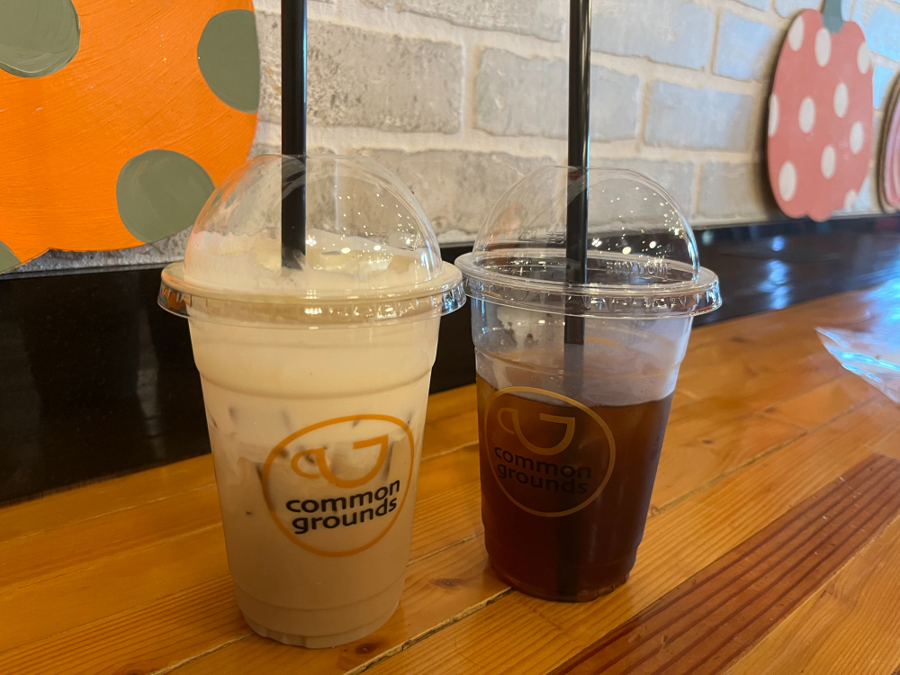 Coffee from Common Grounds.
