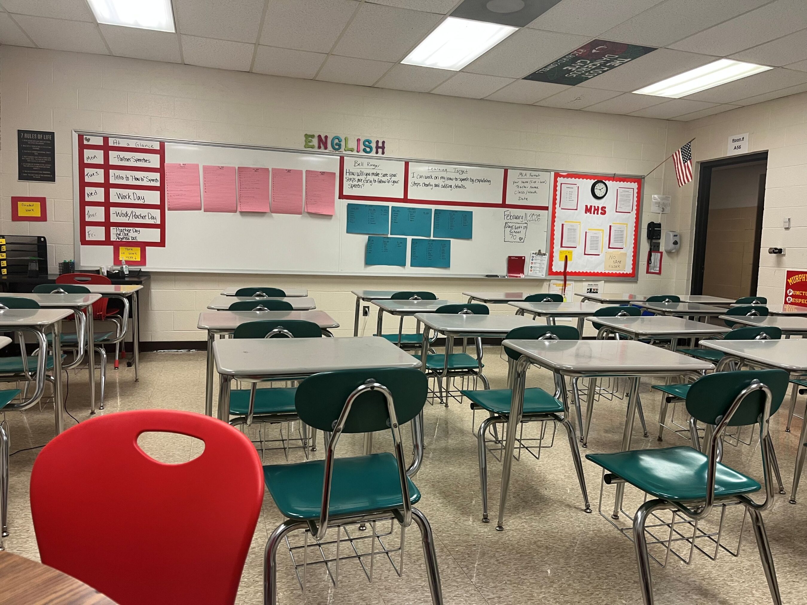 my student teaching classroom