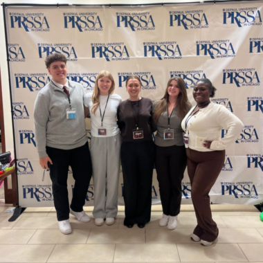 prssa students at the conference