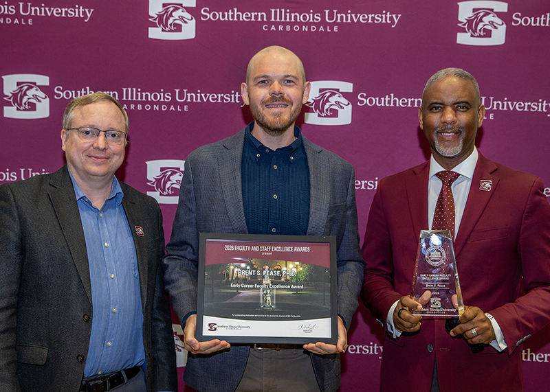 Brent Pease wins the Excellence Award for Early Career Faculty Excellence.