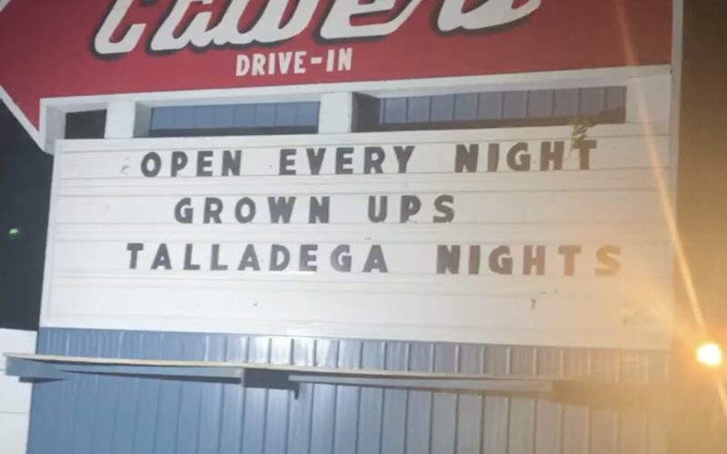 calvert city drive in sign