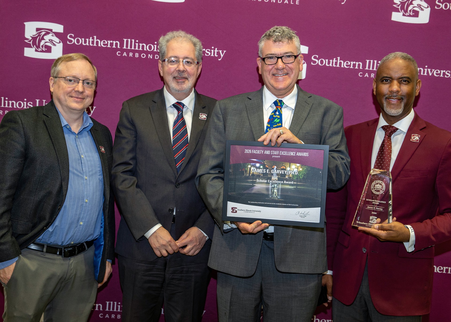 James Garvey receives the 2026 Scholar Excellence Award.