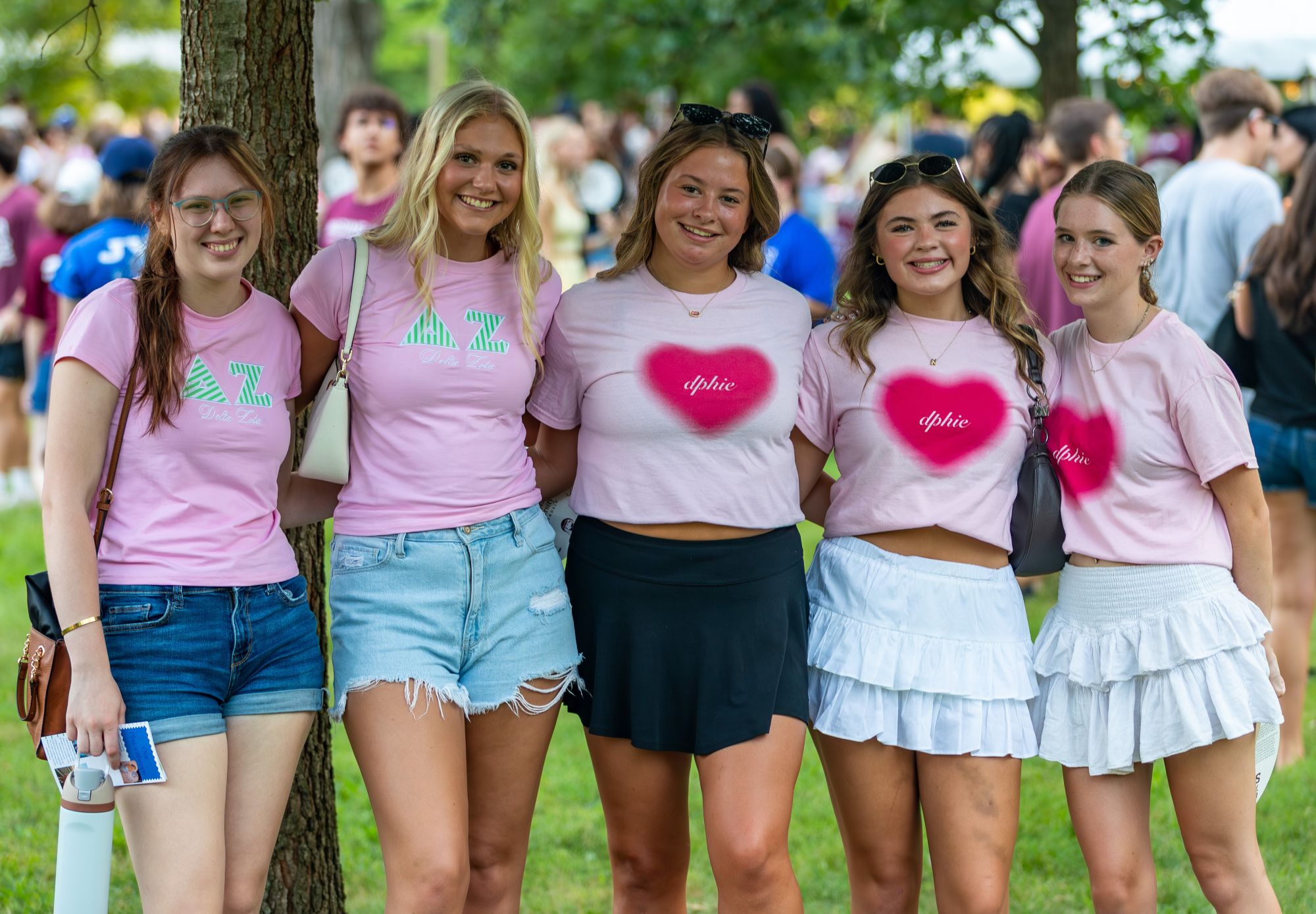 sorority sisters at light up the lake 2026